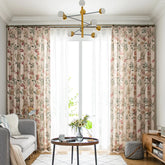 Imani Cottage Garden Floral Room Darkening Custom Curtain